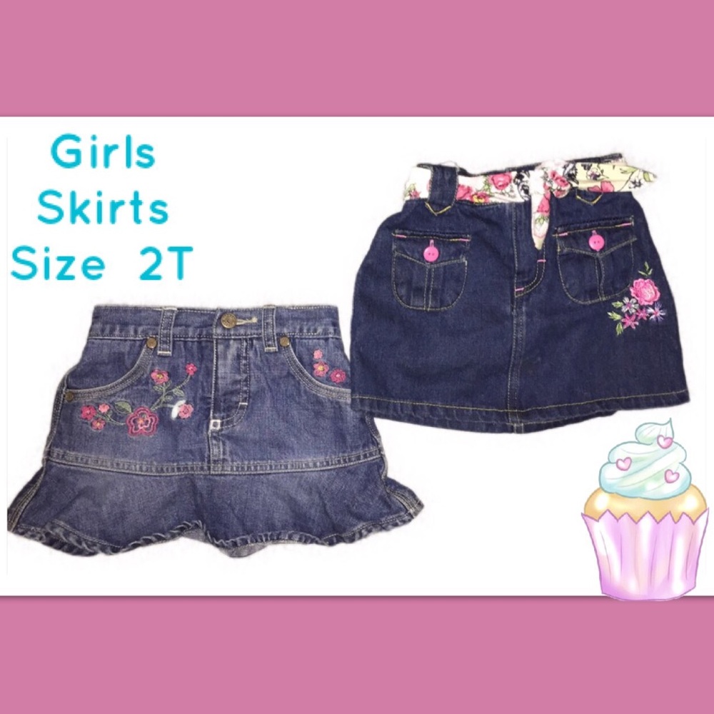 Girl’s Skirts Size 2T lot of 2